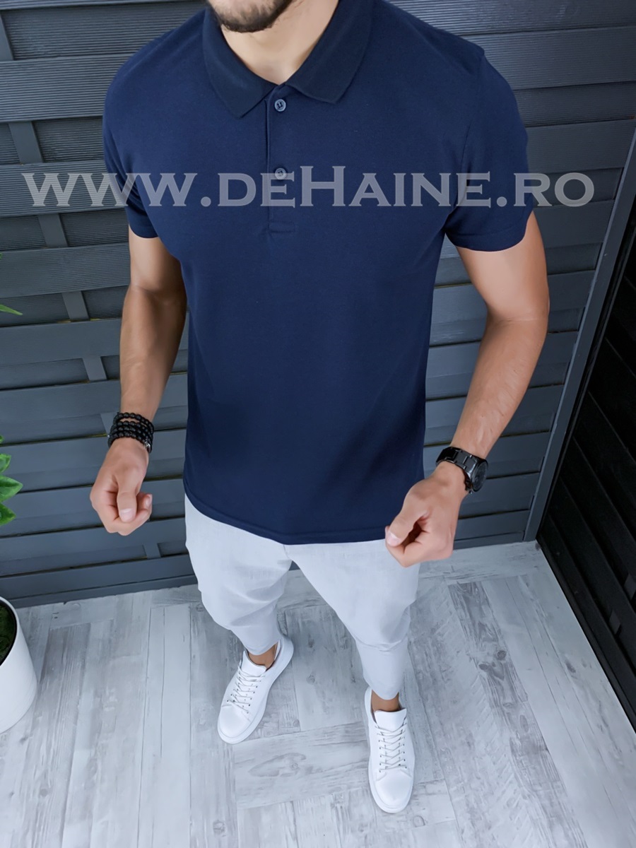 Tricou barbati bleumarin slim fit zr b1018 p9-3